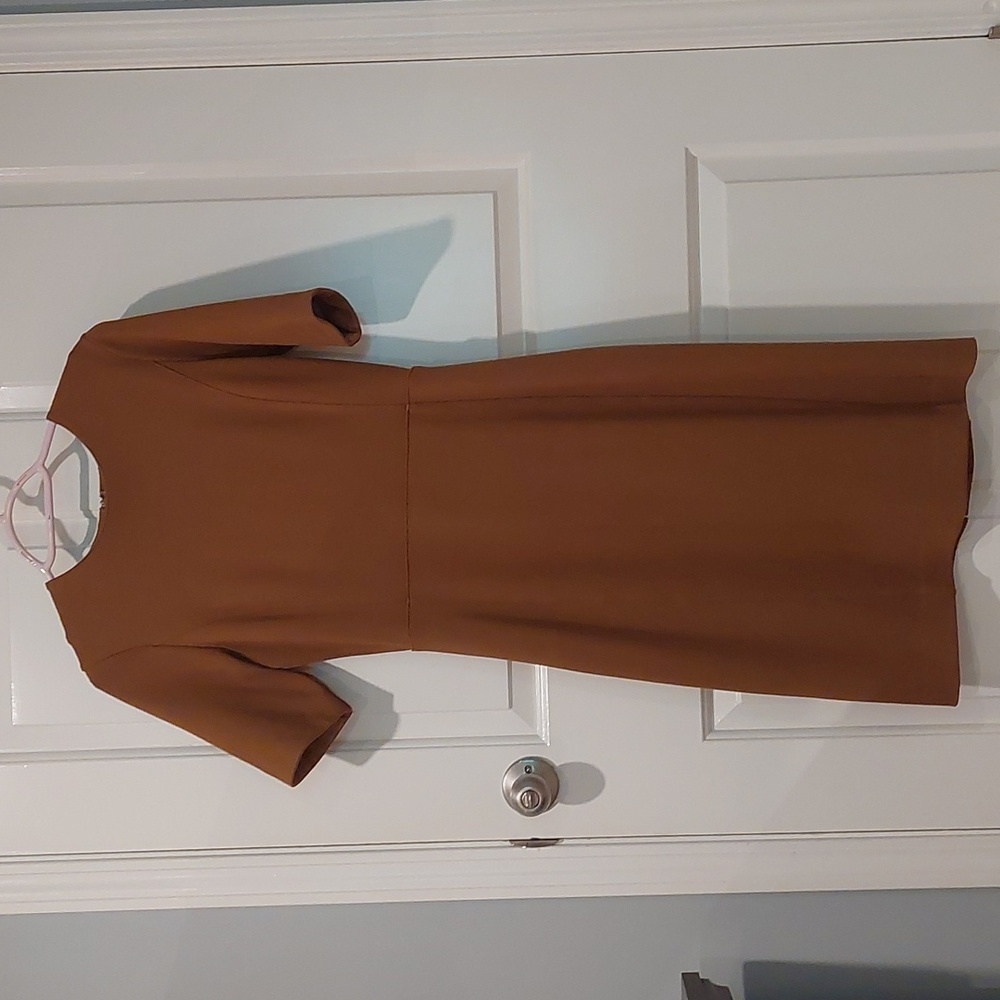 Aritzia Babaton camel dress